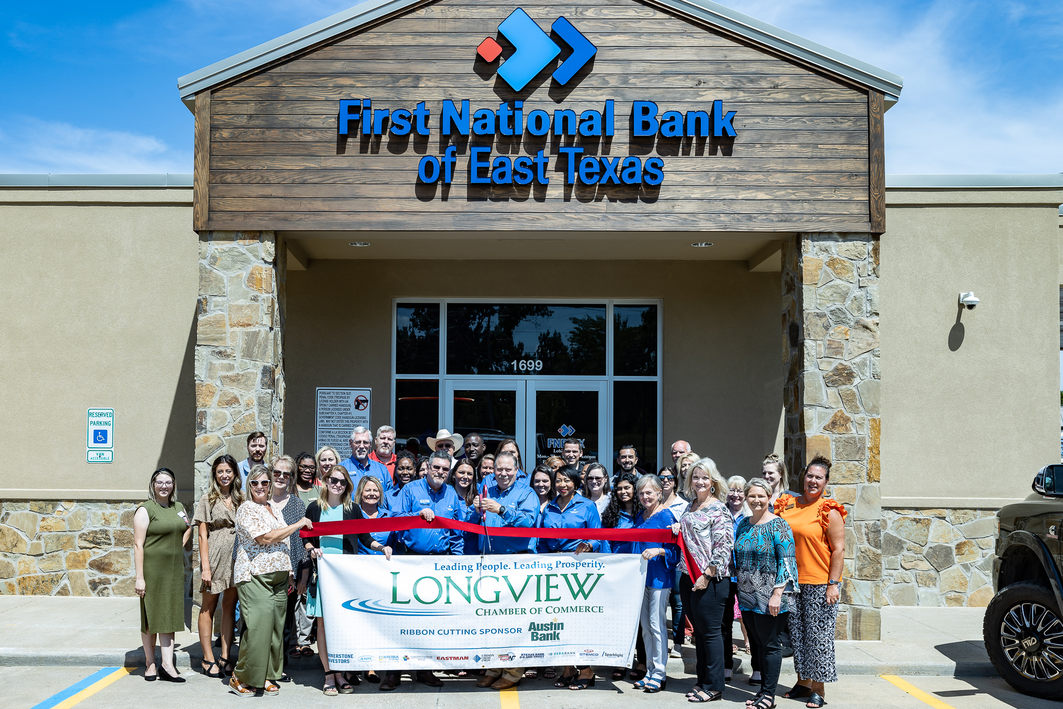 First National Bank of East Texas opens its new branch in Longview - First National Bank Of Anderson Navasota